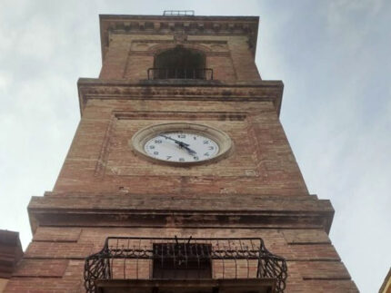 ART BONUS: è iniziato il restauro della Torre Civica di Serra de' Conti