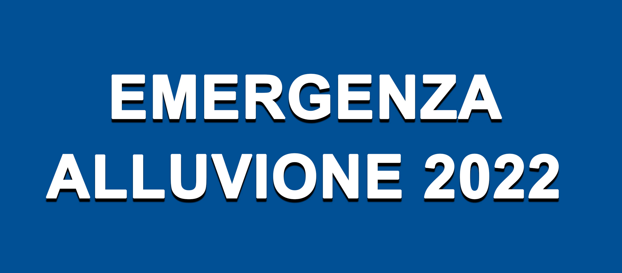 AVVISO - Modalità di rimborso ai privati a seguito dell'emergenza alluvione 2022