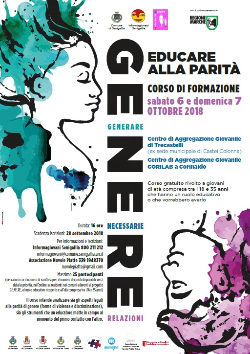 Educare alla parità - Corso di formazione Gratuito