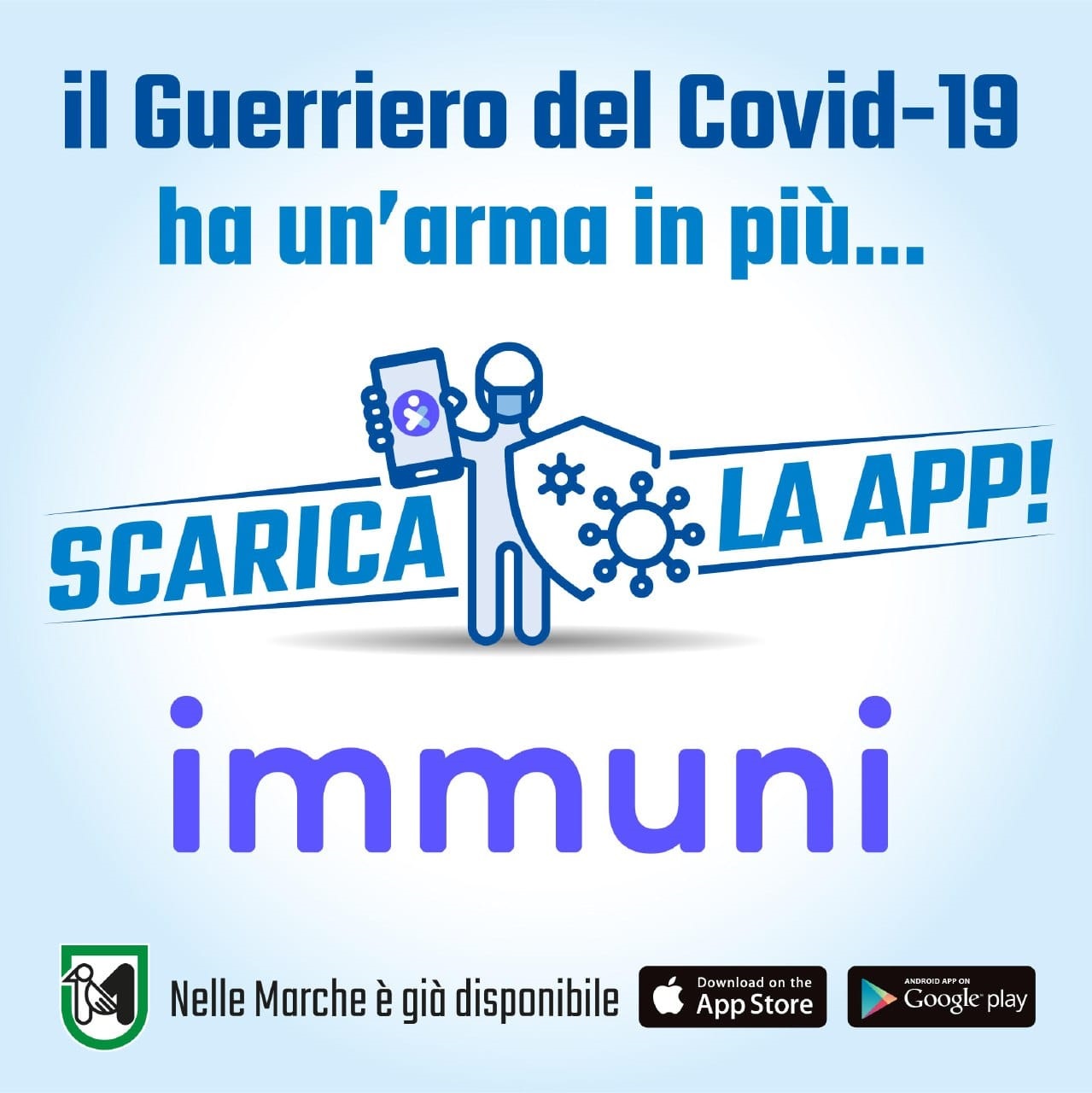 App Immuni scaricabile per tutti i cittadini. Marche regione pilota